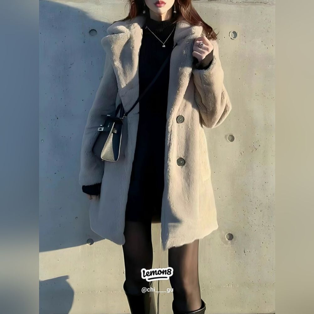 Zara NWT ZARA FAUX FUR COAT Bloggers fav - Picture 13 of 15